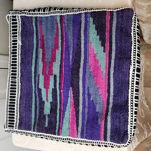 Rey Wear wool messenger crossbody bag aztec festival bohemian carryall tote